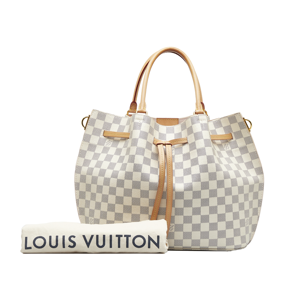 LOUIS VUITTON Damier Azur Girolata Bucket Bag - Picture 14 of 14